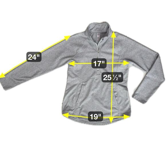 Kyodan Womens Gray Fitted Pullover Sweatshirt Jacket Medium Athleisure Hiking - Picture 5 of 13